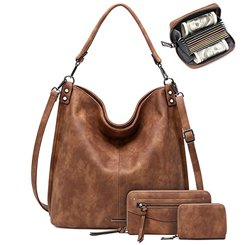 Image of lapsting Hobo Bags for Women Handbags Purse Ladies Boho Shoulder Bag Crossbody Purses Faux Leather
