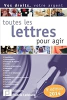 toutes les lettres pour agir 2014 (memento) 9e ed. 2368930507 Book Cover