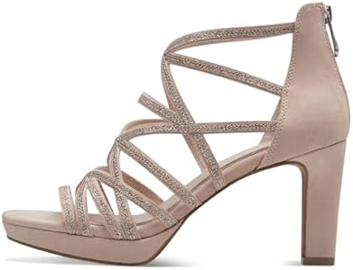 MARCO TOZZI Heeled Sandal by Guido Maria Kretschmer 2-28308-42 Ladies, Black, 36 EU