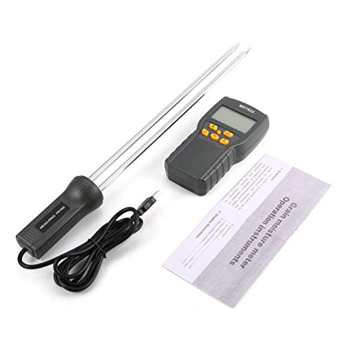 Md7822 Digital Grain Moisture Meter Temperature Thermometer Humidity Tester