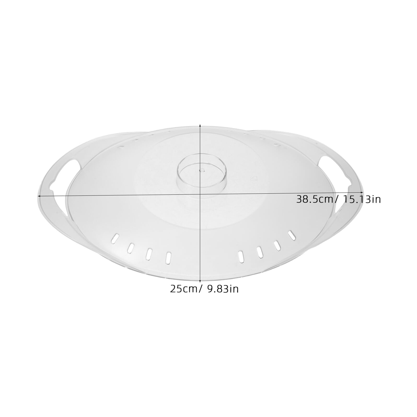 TOPPERFUN Coperchio Trasparente in Plastica per Vaporiera e Robot da Cucina Tappo Resistente al Calore Compatibile con Modelli TM Serie 5 6 31 Lavabile in Lavastoviglie Contenimento