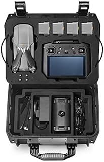 LEKUFEE Hard Carrying Case for DJI Air 2S Drone/Mavic Air 2 Drone Combo Quadcopter and New DJI RC Pro or DJI Smart Controller and DJI Mavic Air 2 Drone Accessories[NOT Included Drone] (Black Case)