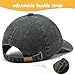 Embroidery Excavator Kids Baseball Cap for Age 6-9,Adjustable Vintage Washed Cotton Toddler Baseball Hat for Boys & Girls,Black