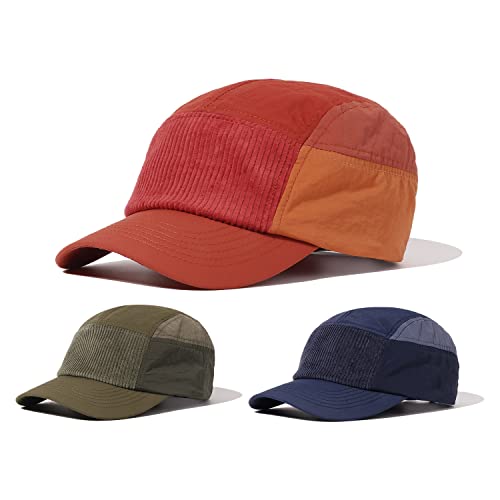 Croogo 5 Panel Hats Quick Dry Baseball Cap Curved Visor Hat Urban Street Camper Cap Relaxed Mens Clipback Hats,Green-Wbbc8 #TOP3