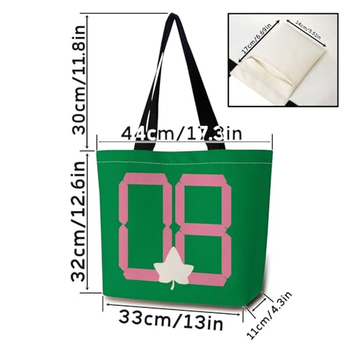 Bolsa reutilizable Green Pink Sorority 08 miniatura 4