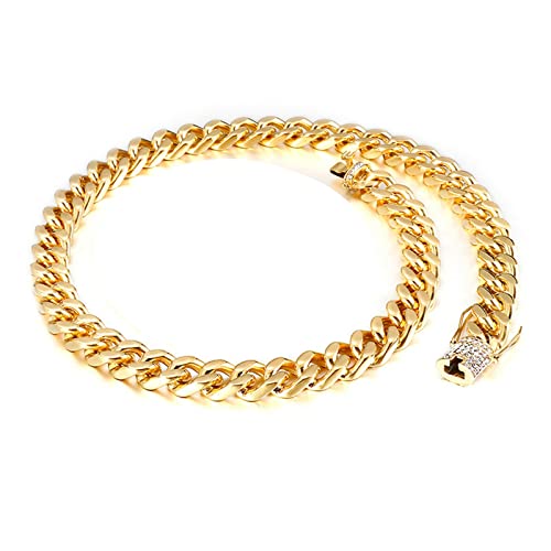 Collier gourmette noir 12mm en acier pour un style streetwear affirmé au quotidien