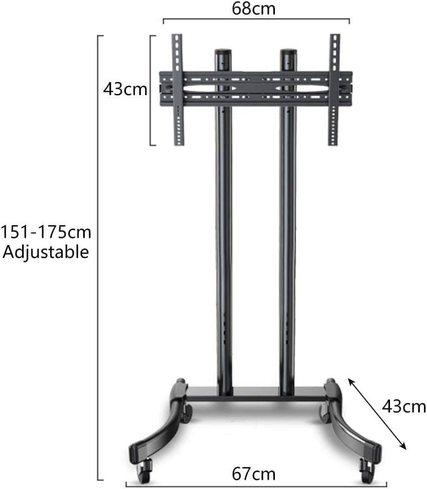 Soporte Móvil con Ruedas para TV Pantalla Plana miniatura 2