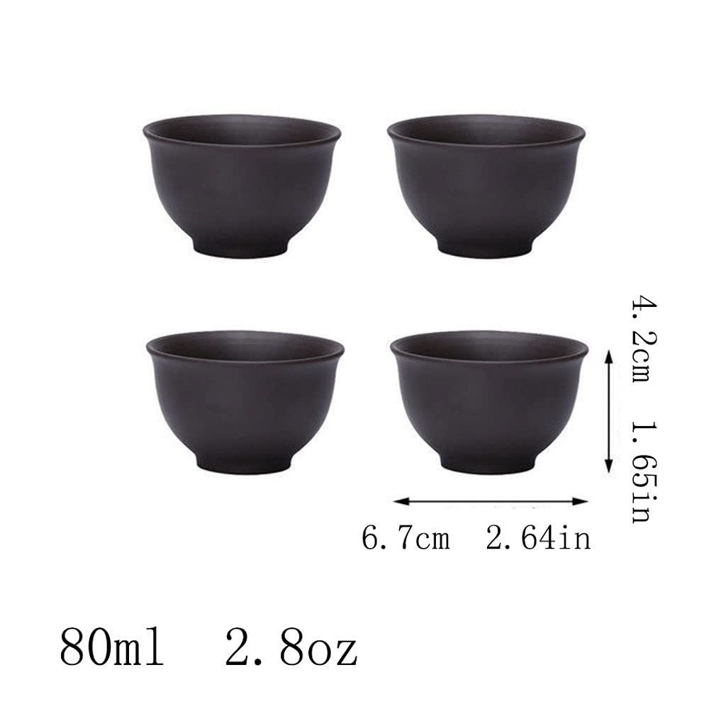 Tetera De Arcilla Púrpura Tetera De Arcilla Púrpura Tetera De Seis Piezas Juego De Bandeja De Taza De Té Juego De Té De Kung Fu Patrón Exquisito Tetera Hecha A Mano Para El Hogar Tetera (Color : Bla