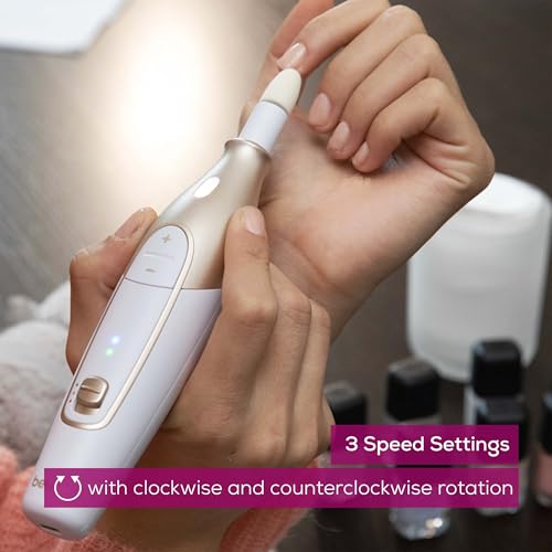 image for Beurer MP64 Nail Drill Kit, Cordless Electric Nail File with 10 Attach