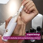 Beurer MP64 Nail Drill Kit, Cordless Electric Nail File with 10 Attachments and LED Light, Electric Manicure Set with Adjustable Speed, E-File for Manicure and Pedicure, with Storage Case - Image 5