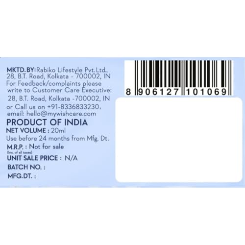 Image of WishCare Multi Peptide Anti Hairfall Shampoo - Rice Water, Rosemary, Capilia Longa, HA & Caffeine 20ml