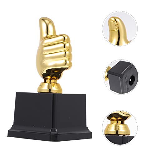 Sosoport 2 Peças Polegares up up Thumb Troféu Troféu de Mão Troféu de Troféu de Mão Prêmio de Ouro