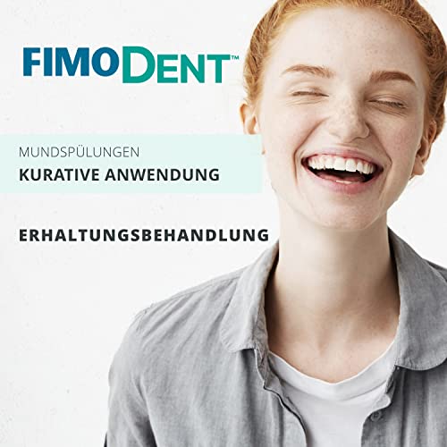 Fimodent Mundspülung - Chlorhexidin 0,12% mit SPDD (Dental Discolour Protection System) und angenehmem Minzgeschmack - Verlängerte Anti-Plaque- und antibakterielle Behandlung - 1000 ml mit Spender – Bild 5
