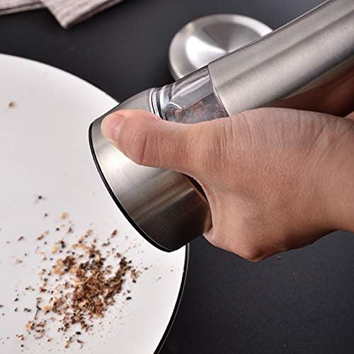 Pepper Grinder Black Grain Bottle Manual Stainless Steel Artifact Household