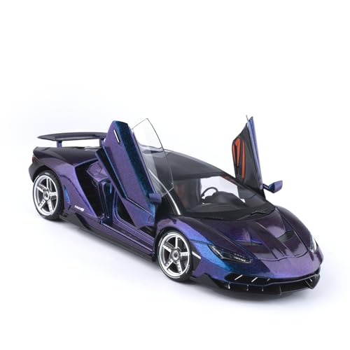 Carro modelo deportivo diecast 1:18 metálico con luces y sonidos miniatura 1