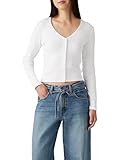 Levi's Mujer Camiseta de Manga Larga Muse White + White XXS