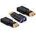 XT60 to EC5 Adapter,KCRTEK 3PCS Female XT60 to Male EC5 Connector Adapter No Wires RC LiPo Battery Connectors