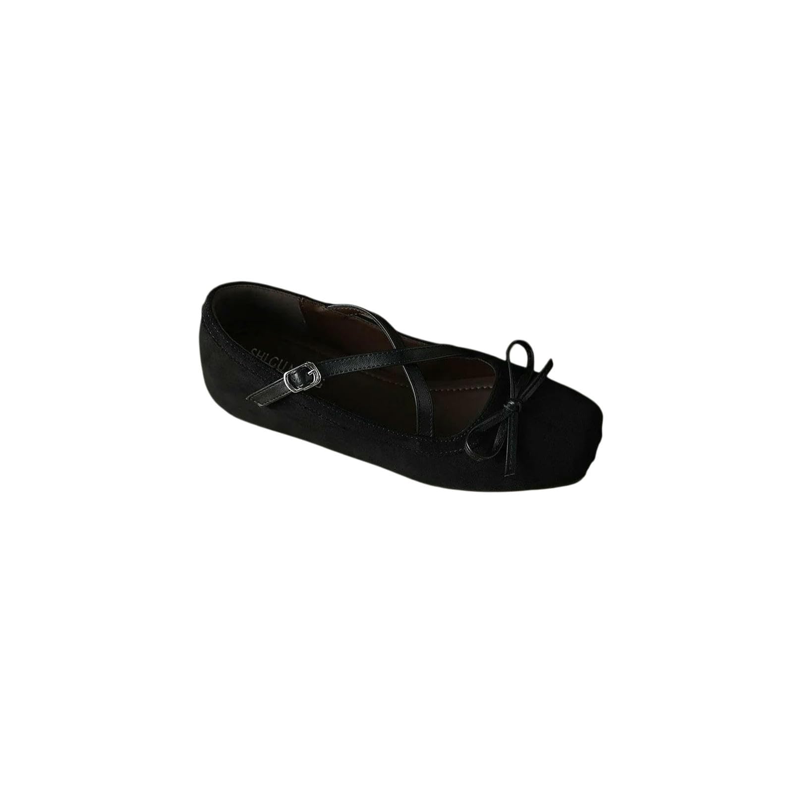 Ballerine Donna,Scarpe Mary Jane Ballerine da Donna Modello Mary Jane con Cinturini Incrociati alla Caviglia
