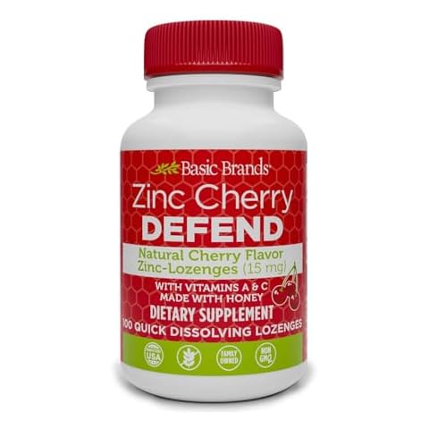 Basic Brands Cherry Zinc Lozenges Cover