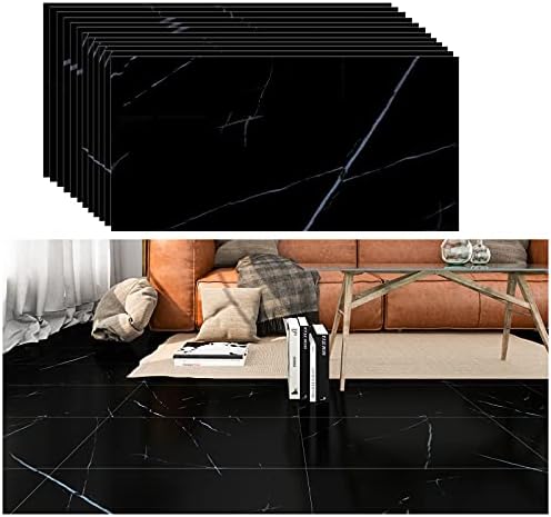 HUMOKI Piastrelle Autoadesive Da Parete 30x15 Cm, Marmo Per Cucina, Bagno, Soggiorno - Foto 10