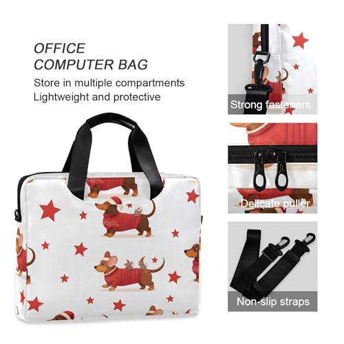 Funda para portátil ALAZA Dachshund Dog Star, 13-15.6 pulg miniatura 5
