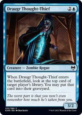 Magic: The Gathering - Draugr Thought-Thief - Foil - Kaldheim