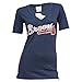 Women's MLB Classic Team Logo V-Neck T-Shirt