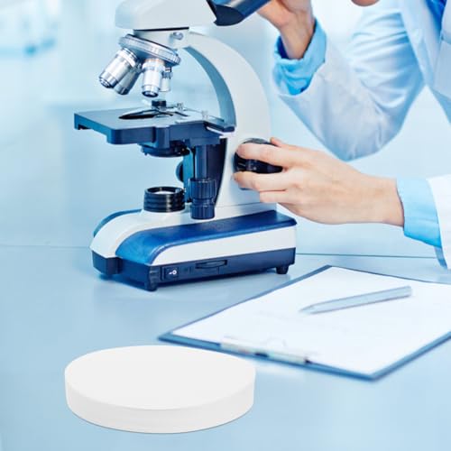 Image of Hemobllo Qualitative Filter Paper Discs 11 Cm Dia Medium Flow Rate Filter Paper 100 Pcs Lab for General Chemistry Applications Vacuum Filtration Filters