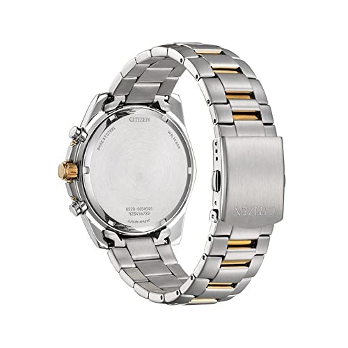 CITIZEN Analog Blue Dial Men's Watch-AN8206-53L Stainless Steel, Multicolor Strap - Image 2