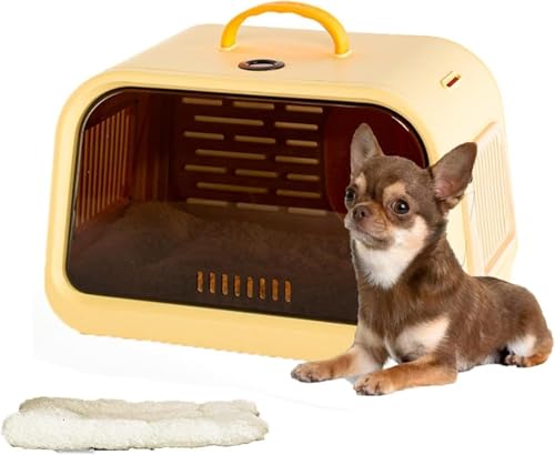 ペットキャリー キャリーバッグ 猫 犬 キャリーゲージ コンテナ ケース 犬用クレート お出かけバック ハードケース 航空輸送ボックス 中型大型猫用・小型犬 小動物用 キャンピング ダブルドア 車載/手提げ/肩掛け/アウトドア/通院/避難 軽量 通気性 ポ