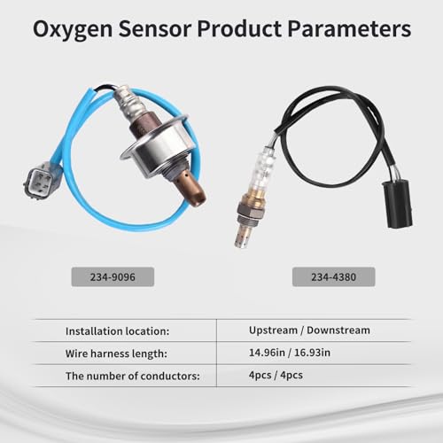 Sensor de Oxígeno para Nissan Sentra y Versa 2 Piezas miniatura 3