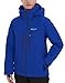 Herren Wasserdicht Skijacke Winddicht Snowboardjacke Warm Outdoor Winterjacke mit Kapuze Blau XL