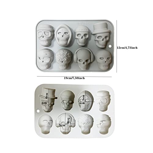 WYAHYQ 2 Pezzi Stampi per Cioccolato in Silicone