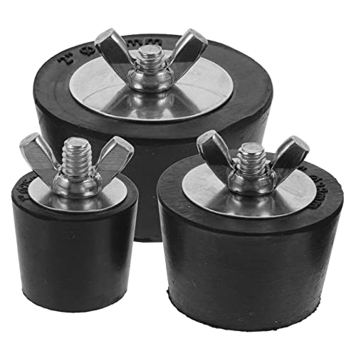 SUPVOX 3 Pecas bujão de ralo de piscina plugues de piscina plugue de piscina de inverno filtro acess
