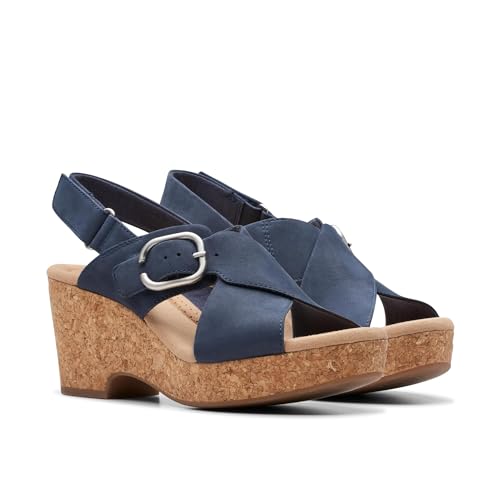 Image of Clarks Collection Women's Giselle Dove Wedge Sandal