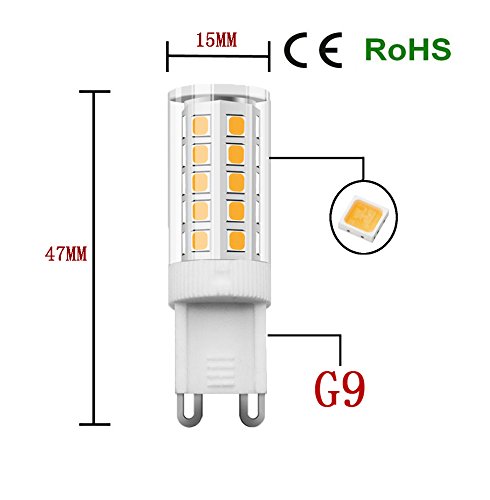 RANBOO Lampadine G9 LED 5W Equivalente a 40W 330