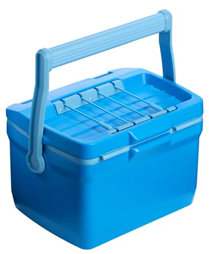 Image of Stanley Adventure Outdoor Cooler 7 qt | Heavy Duty Outdoor Camping Cooler with Easy Carry Top Handle | 27 Hour Cooling Ice Chest for 10 Cans | BPA-Free | Azure