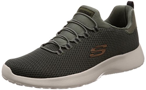 Zapatillas de Hombre Sneakers SKECHERS Memory Foam en Lona Verde 58360 / OLV