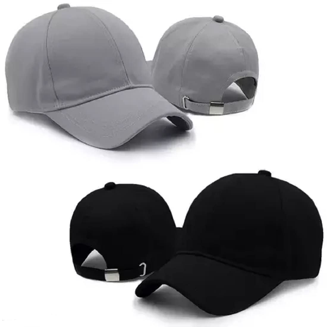 Soft Cotton Adjustable Unisex Cap Quick Drying Sun Hat Protection for Men and Women (Freesize)-image-11