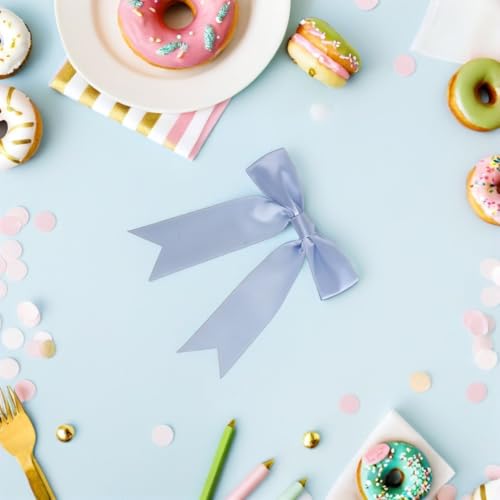 Cinta con lazo para adornar bolsas de dulces de CHICAMPERA pack de 60 moños 7