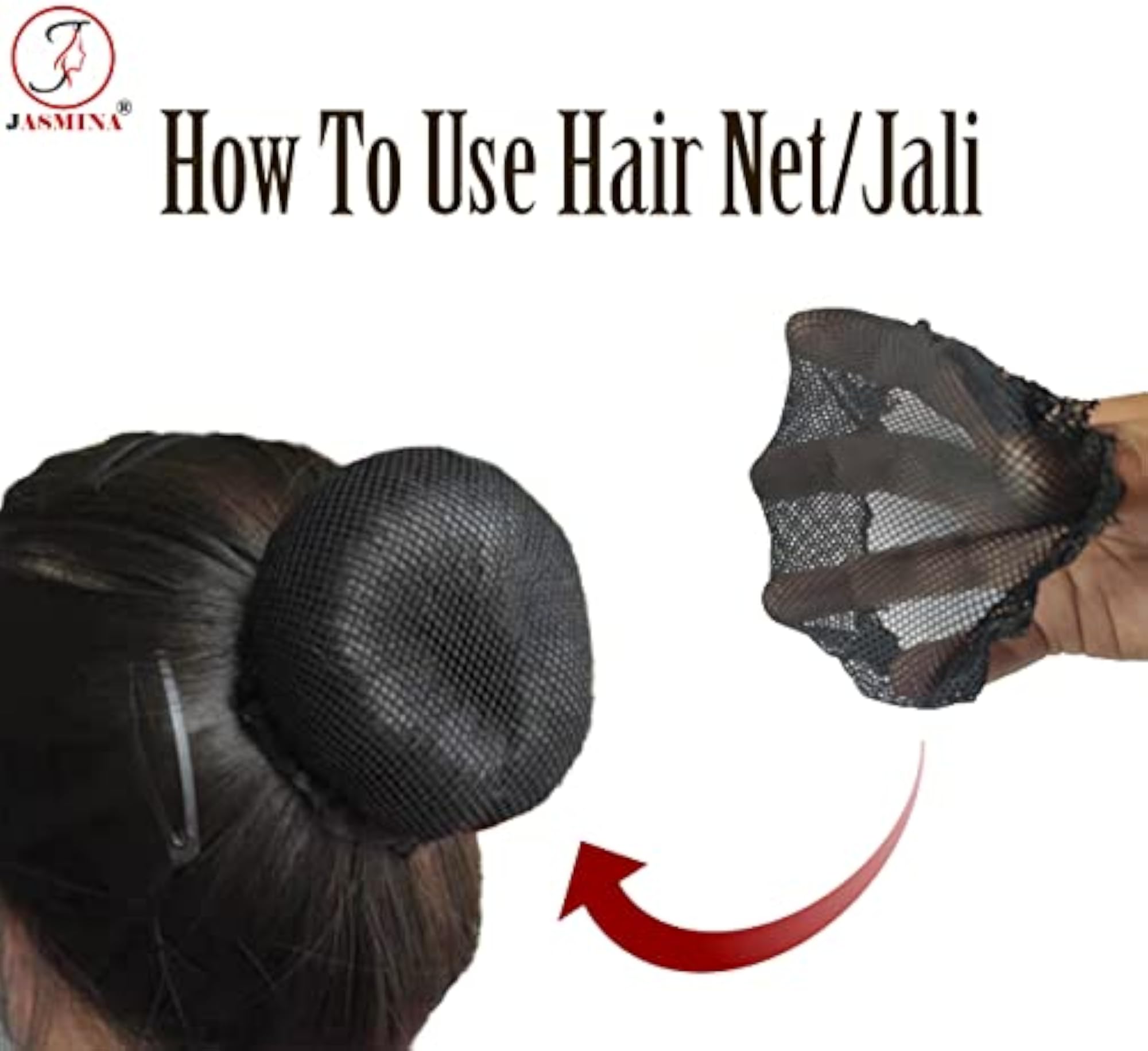 Premium Hair Accessories Bun Juda with Plain Hair Net