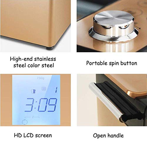 750g Brotbackautomat Brotmaschine mit Obst- und Nussspender, 21 voreingestellte Funktionen, 15h Verzögerungszeit, 1… – Bild 8