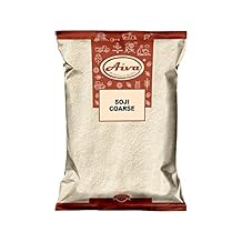 AIVA Soji Coarse Farina, Suji, Rava, Rawa, Semolina Flour, 4lbs - All Natural | Vegan | Indian