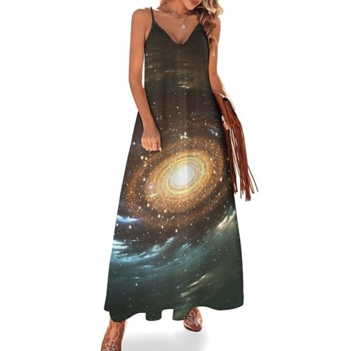 Robe Longue D'été Confortable Col V Légère
