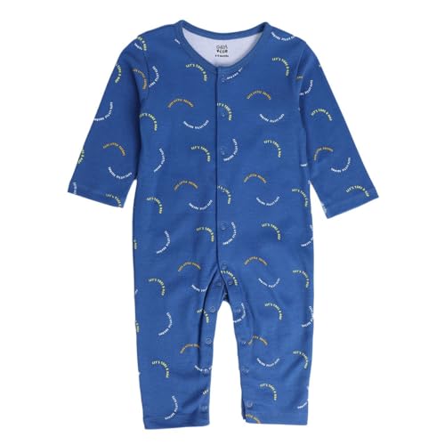 Image of miniklub Boys Pack of 2 Printed Pure Cotton Rompers