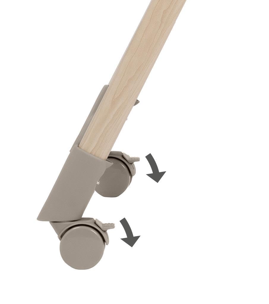 Maxi-Cosi Minla Plus, chaise haute évolutive de 0 à 14 ans (0–60 kg), avec plateau pivotant à une main, 4 roues, 9 hauteurs, 5 inclinaisons, pliable compact, Elegance Terra.