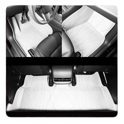 Tapis auto pour Tesla Modèle Y protection tous temps revêtement de sol amovible