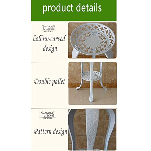 Support de pot de fleurs double couche pour éviter l'encombrement au sol - 4