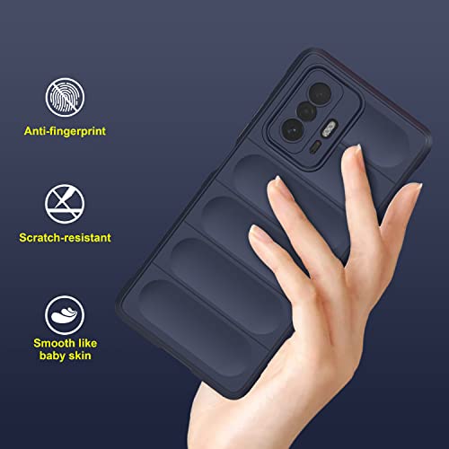 Image of Amazon Brand - Solimo Mobile Cover for (Silicone Sapphire)