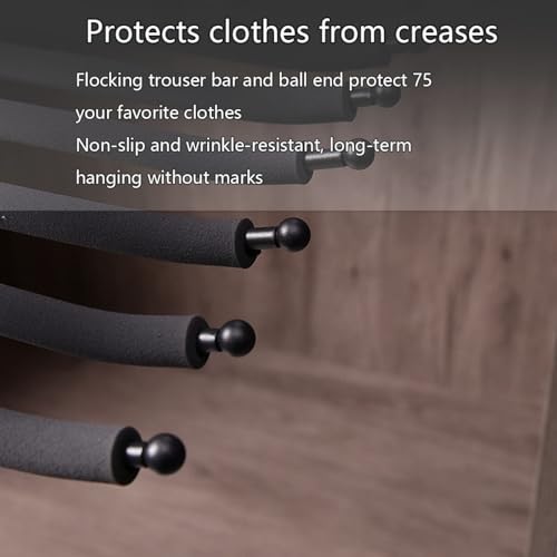 Rack de pantalons extensible avec 10 bras amovibles pour optimiser l'espace du dressing - 5